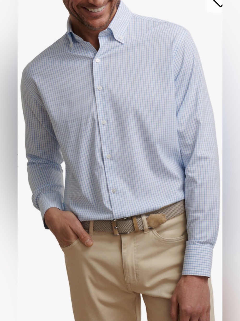 Peter Millar Crown Hanford Performance Twill Sport Shirt- NWT Men’s Medium